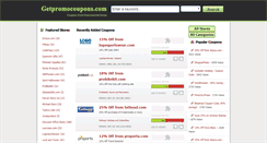 Desktop Screenshot of getpromocoupons.com
